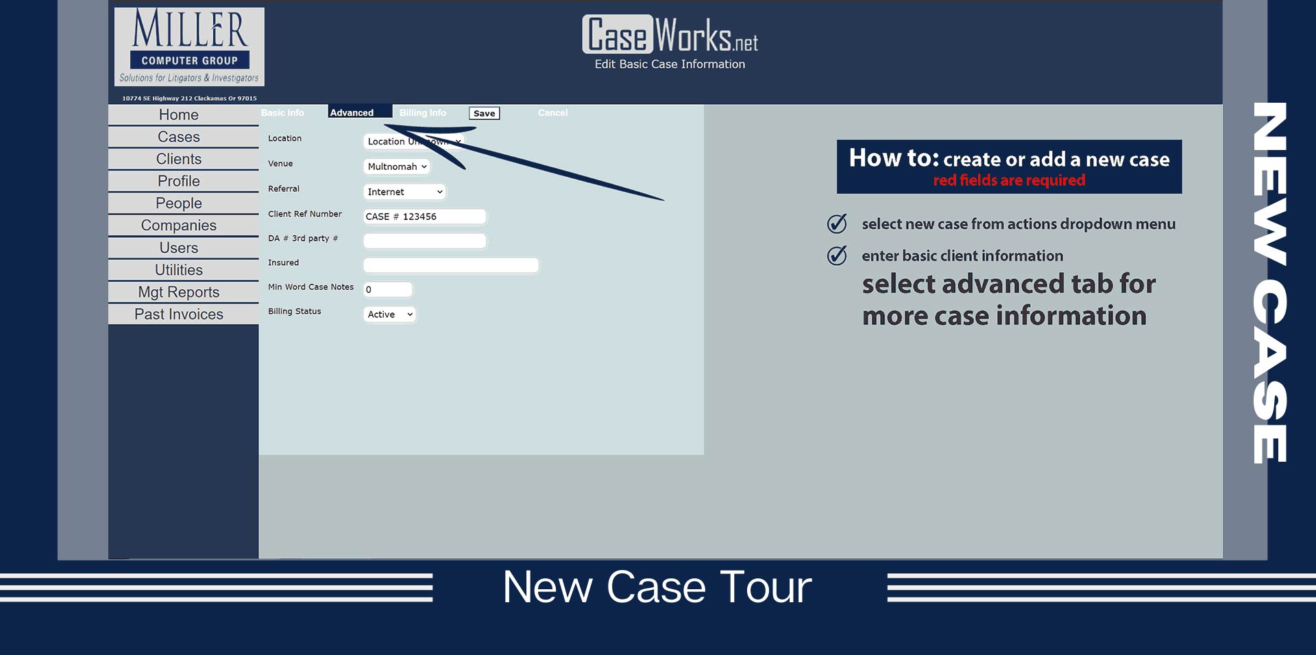 Adding a New Case